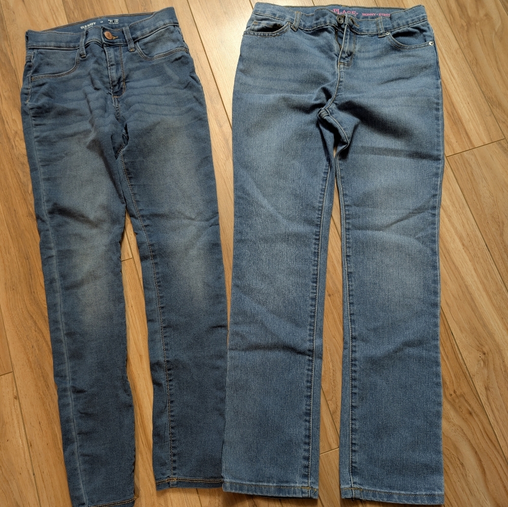 Girls Old Navy & Children’s Place Jeans Bundle Size 14 (2 Pairs)